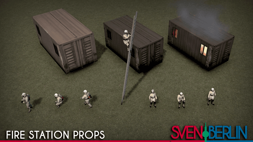 Fire Station Props — Cities: Skylines Steam Workshop preview image