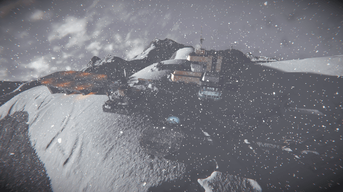 Frostbite Landing Platform — Space Engineers Workshop preview