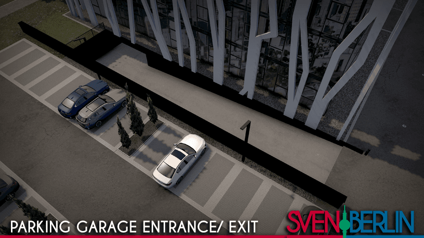 parking garage entrance exit — Cities: Skylines Steam Workshop preview image