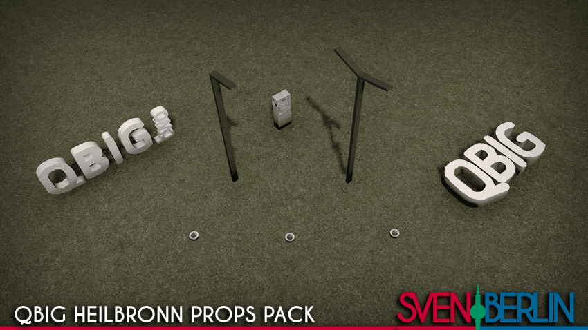 QBig  Heilbronn props pack — Cities: Skylines Steam Workshop preview image