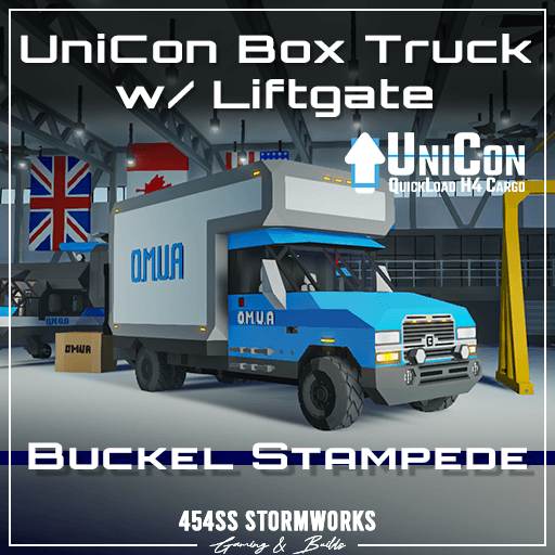 Buckel Stampede OMUA UniCon Box Truck — Stormworks: Build and Rescue Steam Workshop preview image