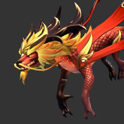 Guardian of the Rising Dragon Temple - dragon — Dota 2 Steam Workshop preview image