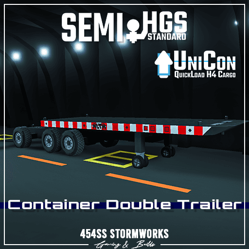 ALTA Double Container/UniCon Semi Trailer (HGS/SIBTaT) — Stormworks: Build and Rescue Steam Workshop preview image