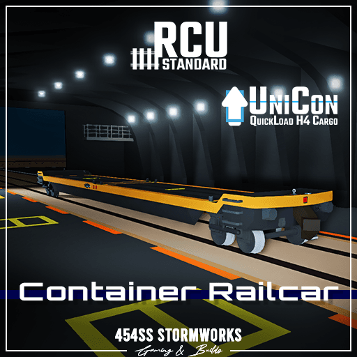 ALTA Container/UniCon Railcar (RCU Standard) — Stormworks: Build and Rescue Steam Workshop preview image