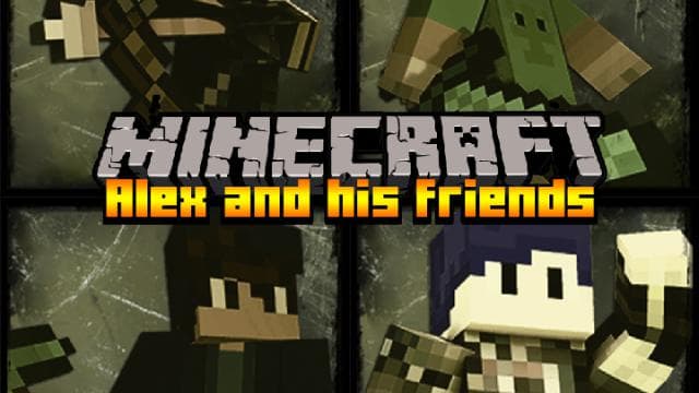 Alex and His Friends Minecraft L4D2 Survivors — Left 4 Dead 2 Steam Workshop preview image