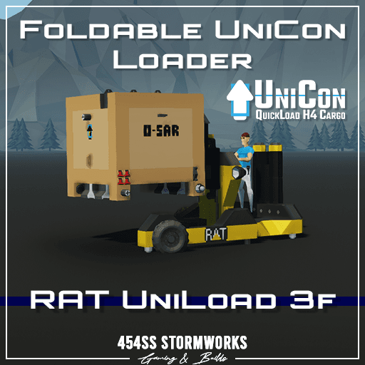 RAT UniLoad 3F - Foldable/Compact UniCon Loader — Stormworks: Build and Rescue Steam Workshop preview image