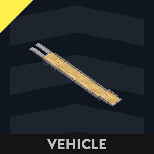 Drop Deck Semi Truck Trailer — Stormworks: Build and Rescue Workshop preview