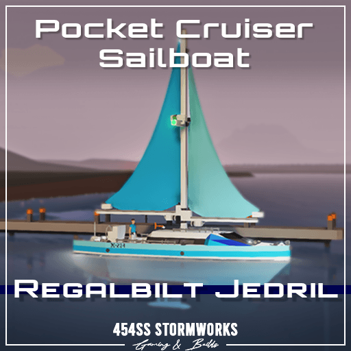 Regalbilt Jedril Pocket Cruiser Sailboat — Stormworks: Build and Rescue Steam Workshop preview image