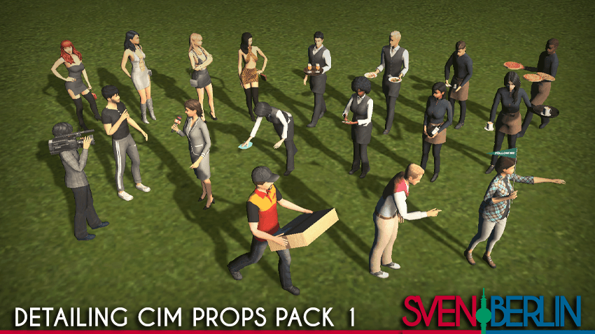 detailing cim props pack 1 — Cities: Skylines Steam Workshop preview image