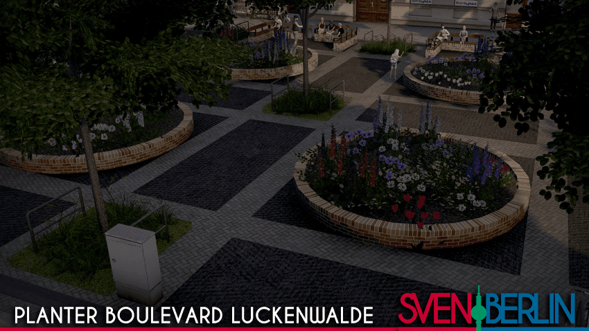 planter boulevard Luckenwalde / without plant props — Cities: Skylines Steam Workshop preview image