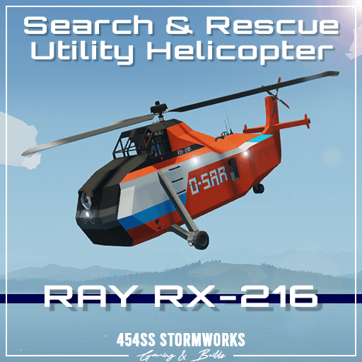 Ray RX-216 O-SAR Heavy Utility Helicopter — Stormworks: Build and Rescue Steam Workshop preview image
