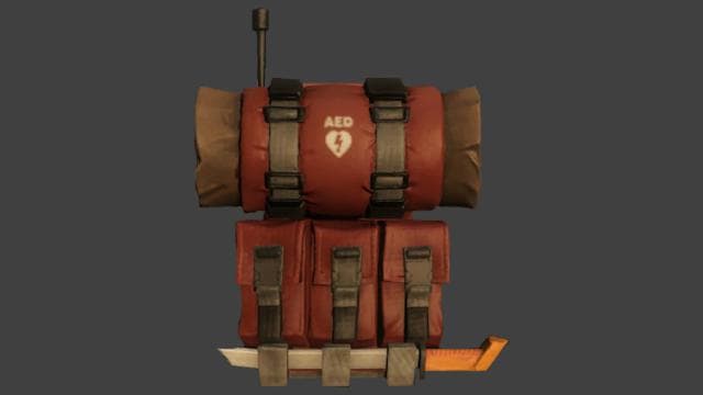 Rucksack Medic Red (Defibrillator) — Left 4 Dead 2 Workshop preview
