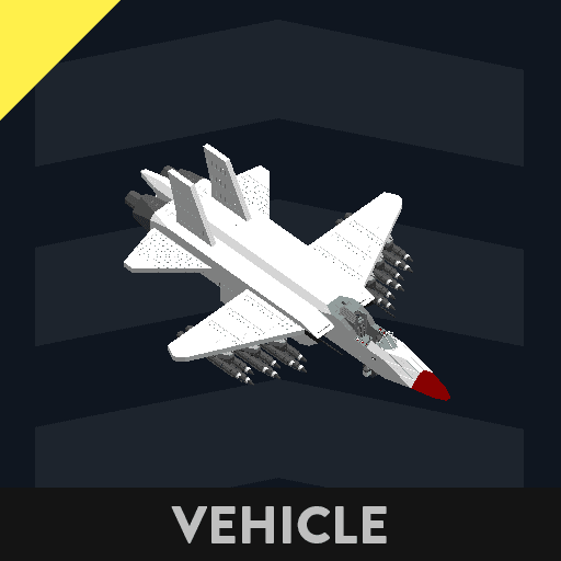 An jet with long range missiles — Stormworks: Build and Rescue Workshop preview