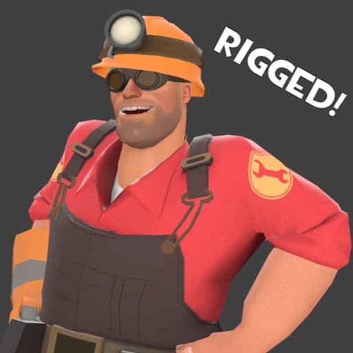 Rigged Mining Light — Team Fortress 2 Workshop preview