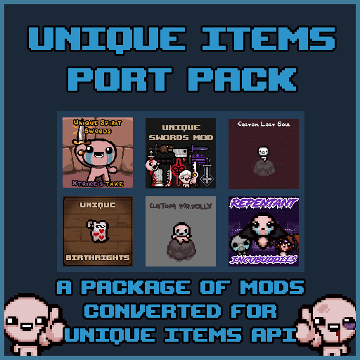 [REP/REP+] Unique Items Port Pack — The Binding of Isaac: Rebirth Steam Workshop preview image