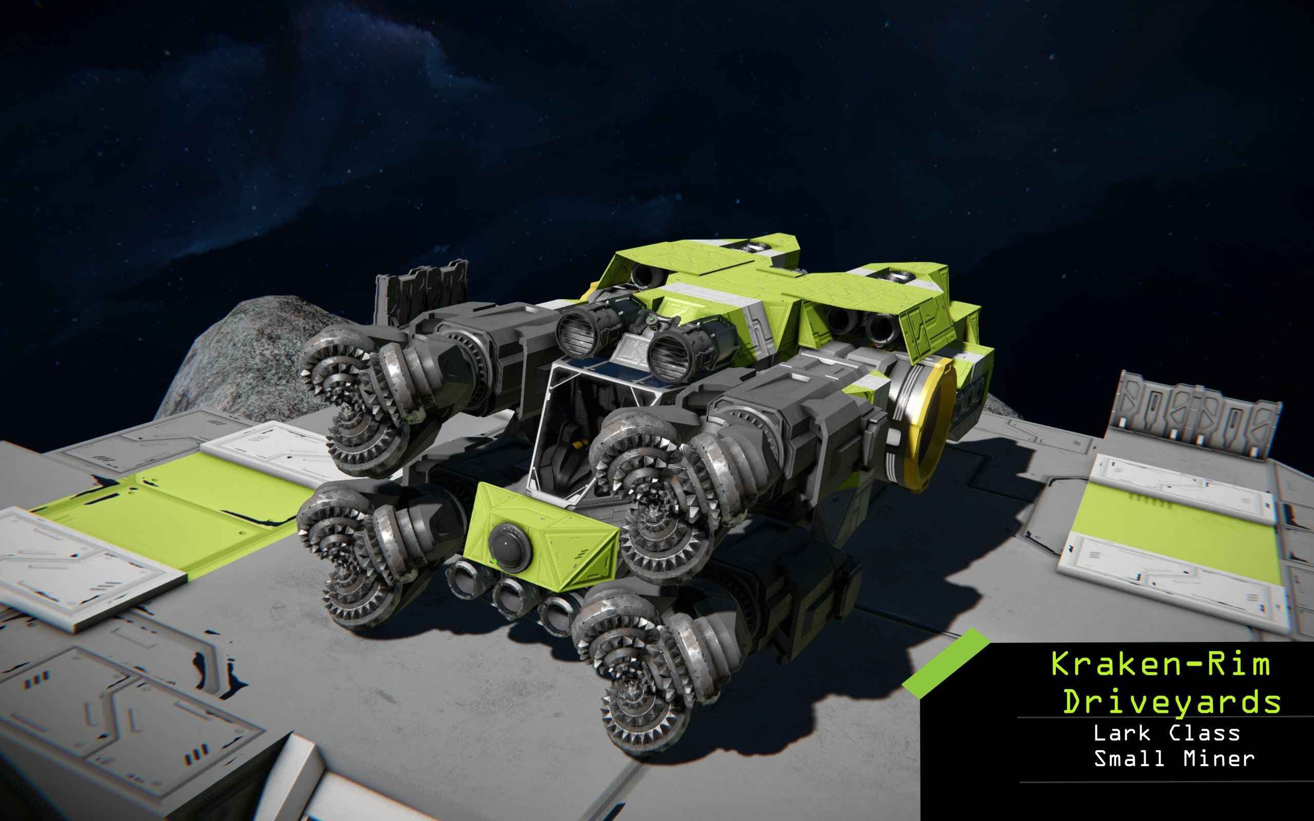 KRD - Lark class Small Miner (NO DLC) — Space Engineers Workshop preview