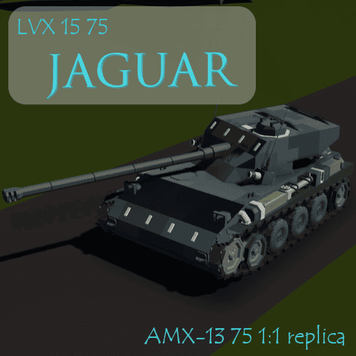 Jaguar light tank (AMX 13 replica) — Stormworks: Build and Rescue Workshop preview