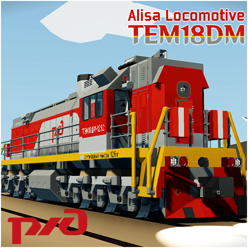 Russian Railway Locomotive TEM18DM — Stormworks: Build and Rescue Workshop preview
