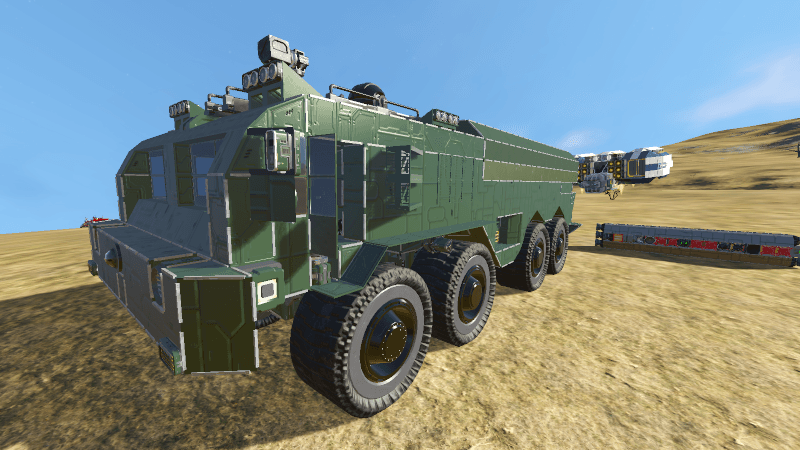 MAZ 537 ISKANDER WHAM/LAMP — Space Engineers Workshop preview