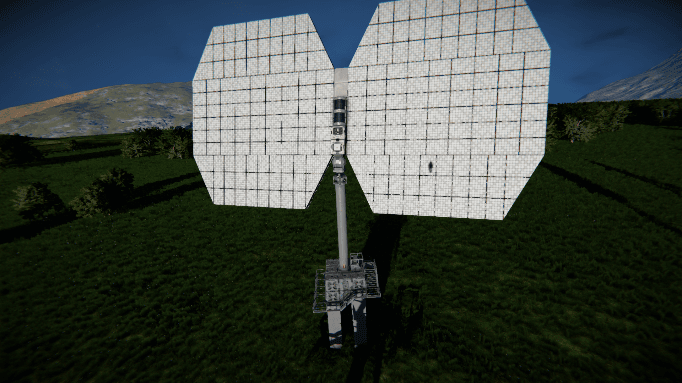 LTIP-10 Power Tower Solar Collector — Space Engineers Workshop preview