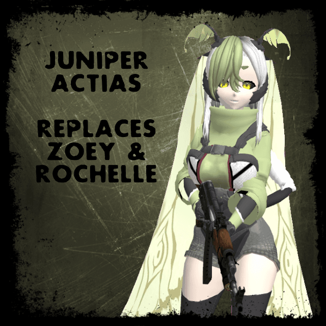 Juniper Actias Vtuber [Rochelle] — Left 4 Dead 2 Steam Workshop preview image