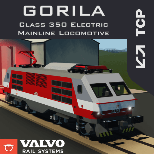 Valvo Rail Systems Gorila Class 350 Electric Mainline Locomotive — Stormworks: Build and Rescue Workshop preview