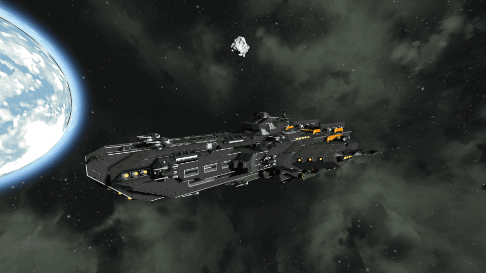 LSF-300 Hawk Exploration Frigate — Space Engineers Workshop preview