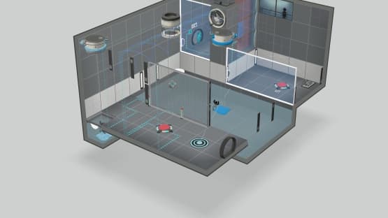 Gel with Cube Puzzle — Portal 2 Steam Workshop preview image