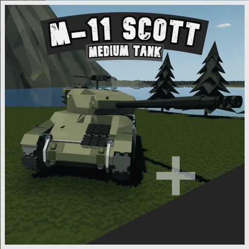 M-11 Scott Medium Tank — Stormworks: Build and Rescue Workshop preview