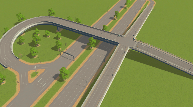 Highway Exit — Cities: Skylines Workshop preview