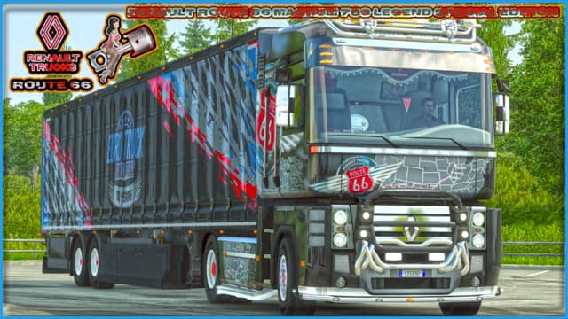 RENAULT ROUTE 66 MAGNUM 780 LEGEND SPECIAL EDITION TMP — Euro Truck Simulator 2 Steam Workshop preview image