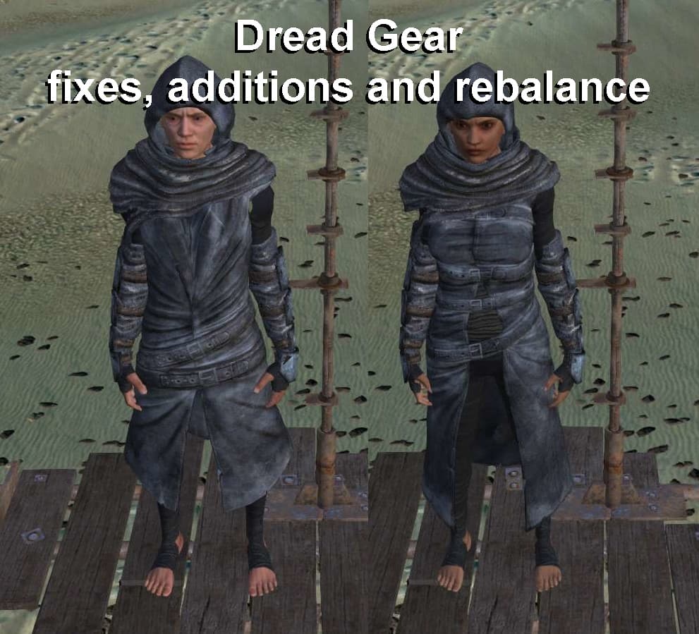 Dread Gear NCE, fixes, additions and rebalance — Kenshi Workshop preview