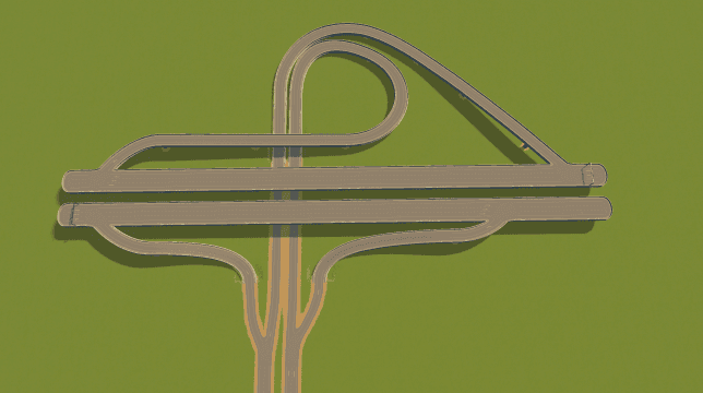 Highway Interchange — Cities: Skylines Workshop preview