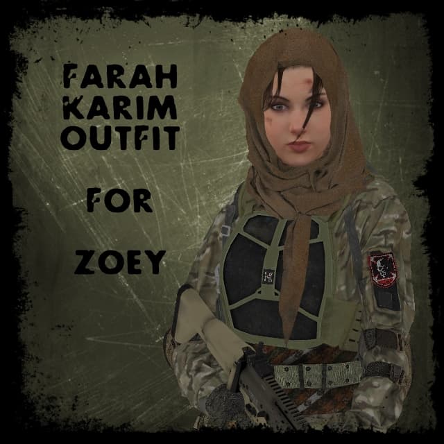 MW2 Farah Karim Outfit for Zoey
 — Left 4 Dead 2 Steam Workshop preview image