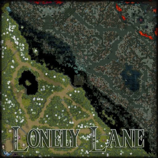 Map: Lonely Lane [1vs1][5vs5] ~ v1.0 — Dota 2 Steam Workshop preview image