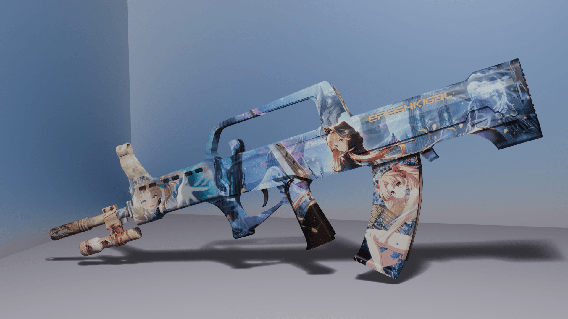 【FGO】QBZ-95—埃列什基伽勒（艾蕾）/【FGO】QBZ-95—Ereshkigal   替换SCAR三连发 — Left 4 Dead 2 Steam Workshop preview image