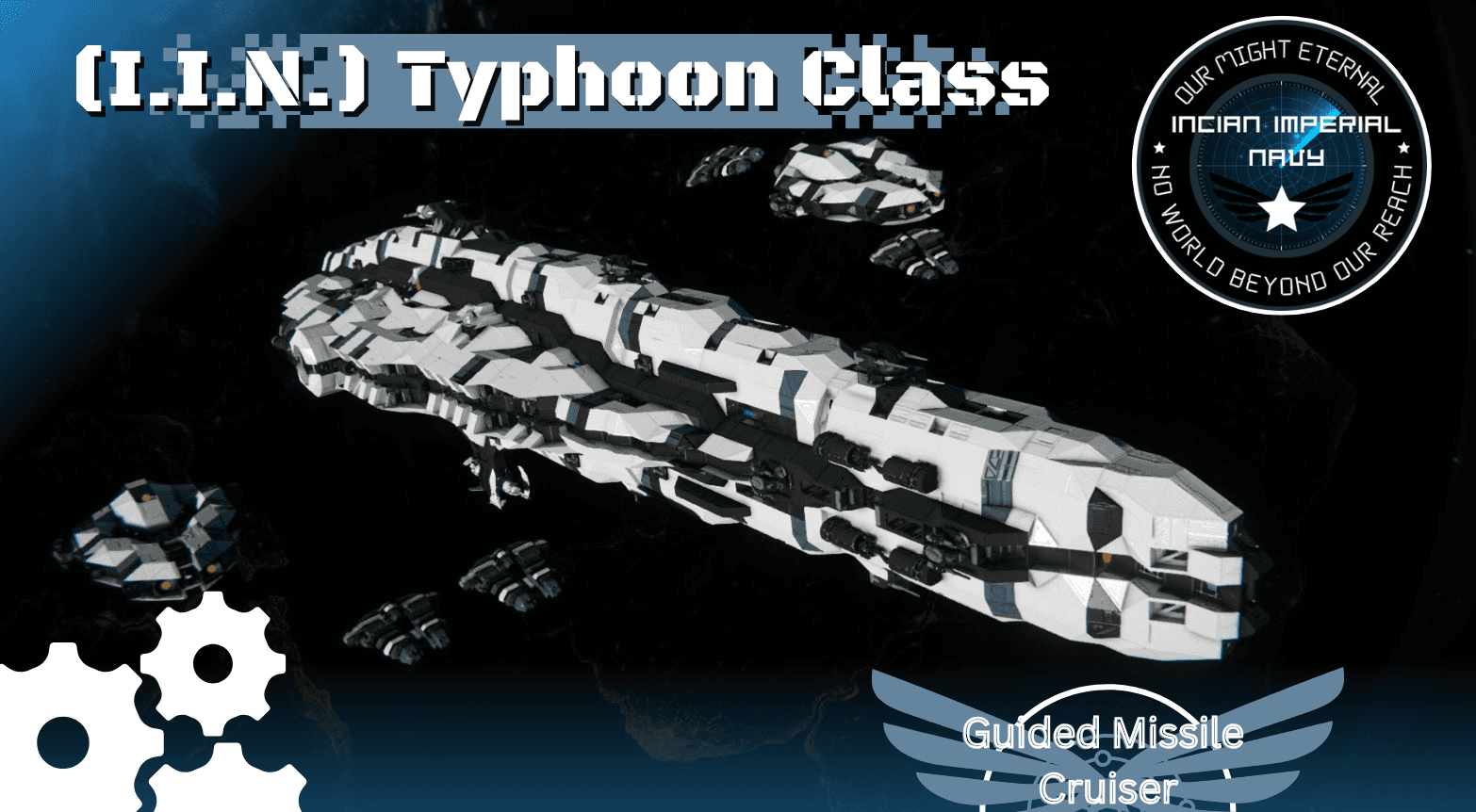 (IIN) Typhoon Class Guided Missile Cruiser — Space Engineers Steam Workshop preview image