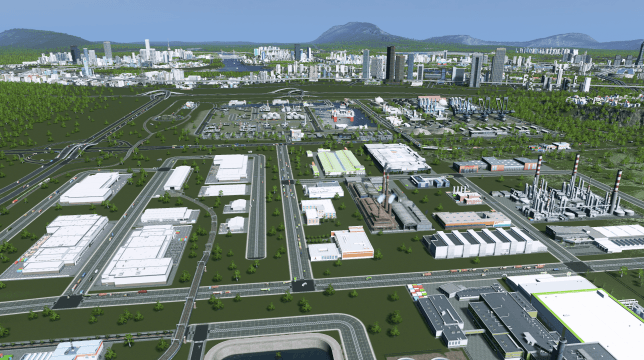 Sakura shi — Cities: Skylines Workshop preview