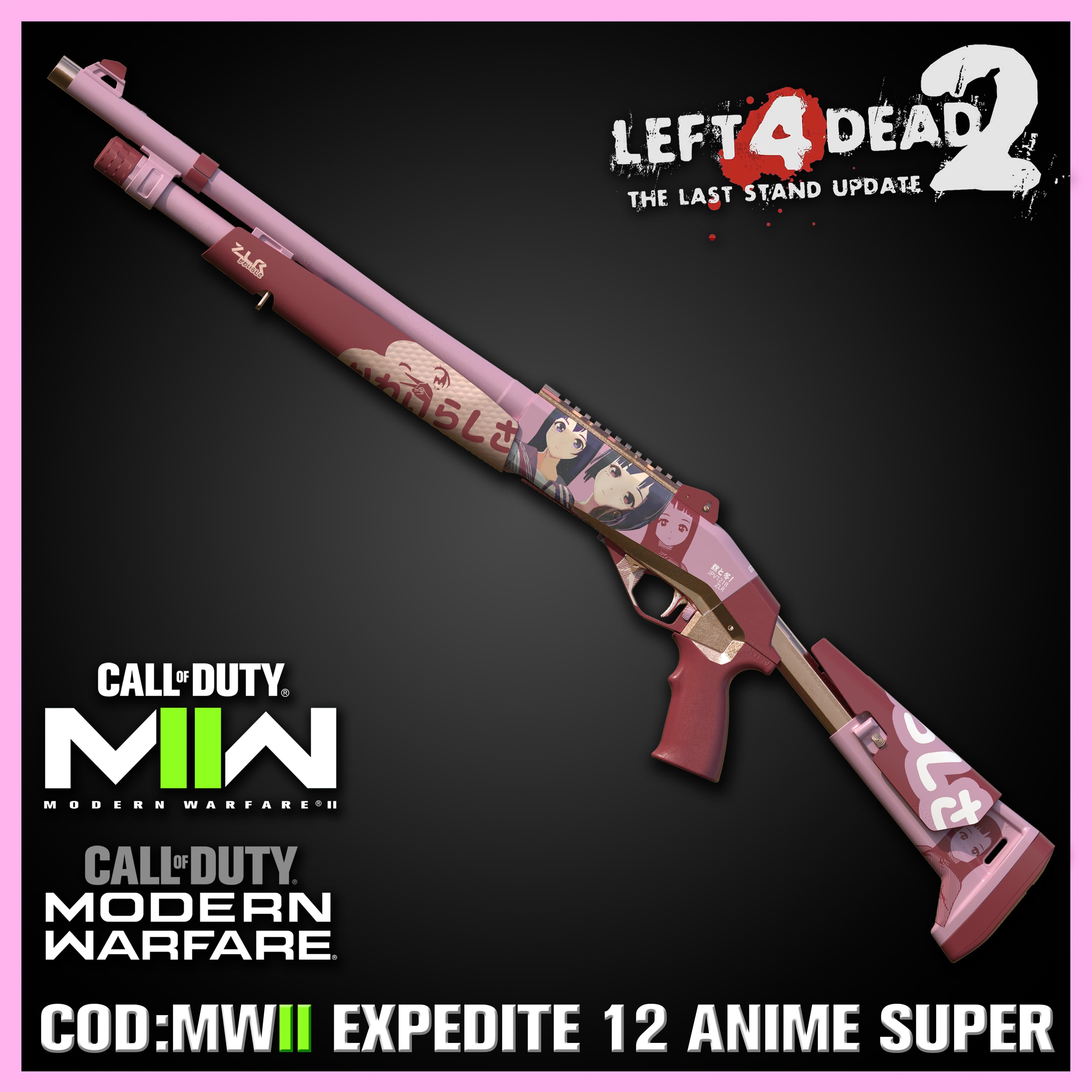 【ANIME SUPER / 超级动漫】COD:MW2022 Expedite 12 Cute full marks 替换 一代连喷 — Left 4 Dead 2 Steam Workshop preview image