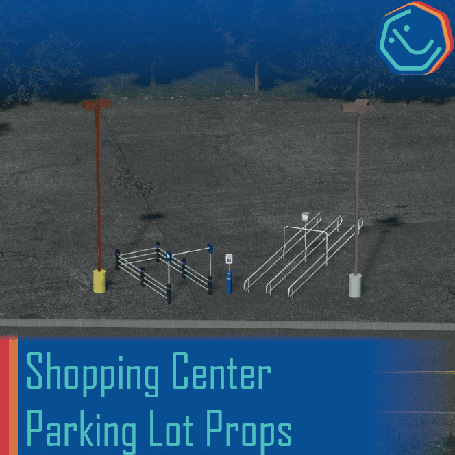 Shopping Center Parking Lot Props — Cities: Skylines Steam Workshop preview image