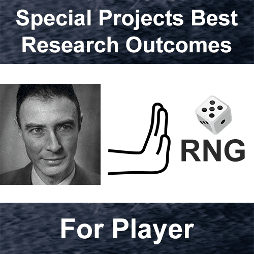 Special Projects Best Research Outcomes for Player — Hearts of Iron IV Steam Workshop preview image