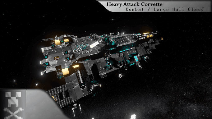Corvette Heavy — Space Engineers Workshop preview