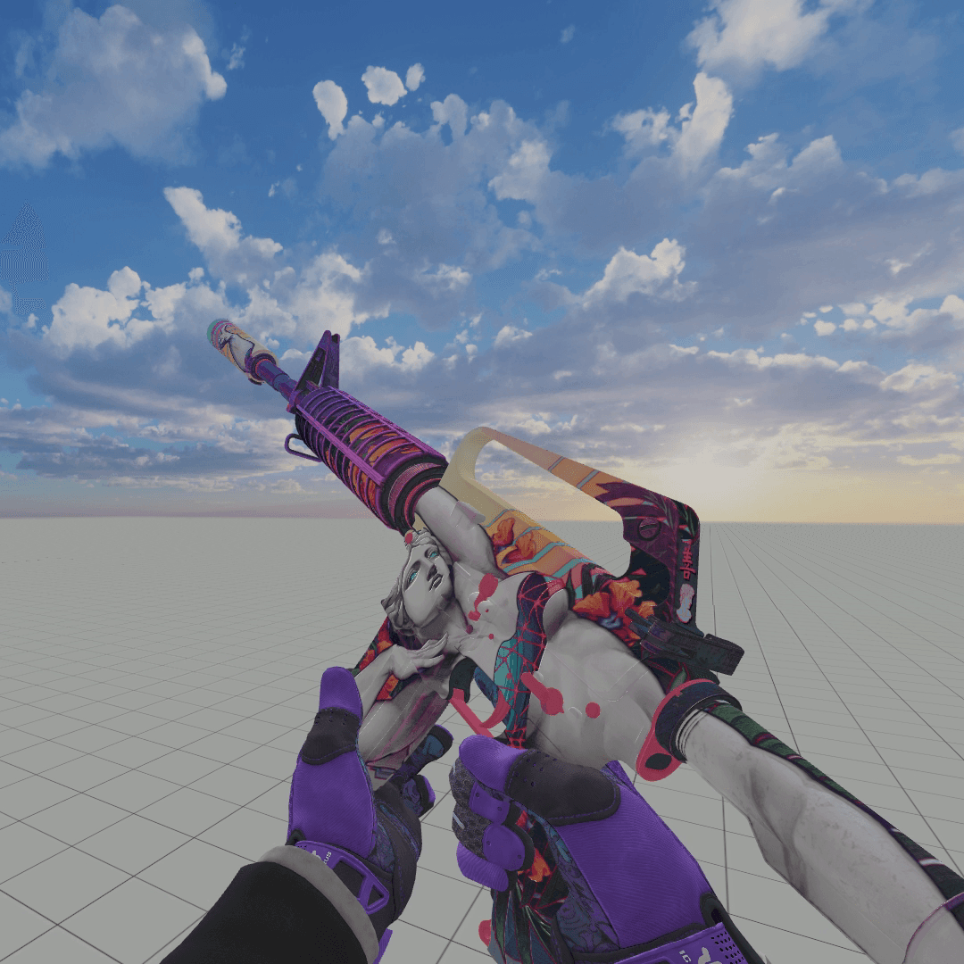 M4A1-S | Vaporwave — Left 4 Dead 2 Steam Workshop preview image
