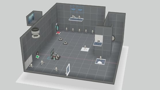 One by one pt. 2 (lazer) — Portal 2 Steam Workshop preview image