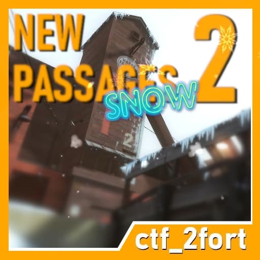 ctf_2fort new passages 2 snow + sfm version — Team Fortress 2 Workshop preview