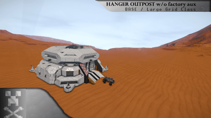 HANGER OUTPOST — Space Engineers Workshop preview