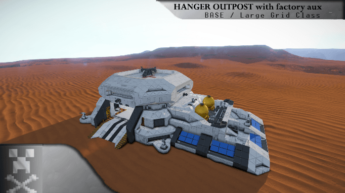 HANGER FACTORY OUTPOST — Space Engineers Workshop preview