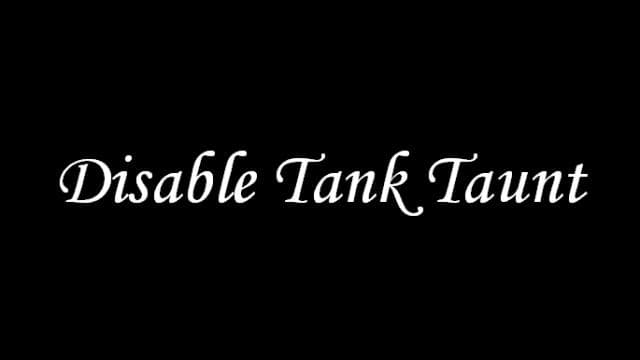 Disable Tank Taunt — Left 4 Dead 2 Steam Workshop preview image