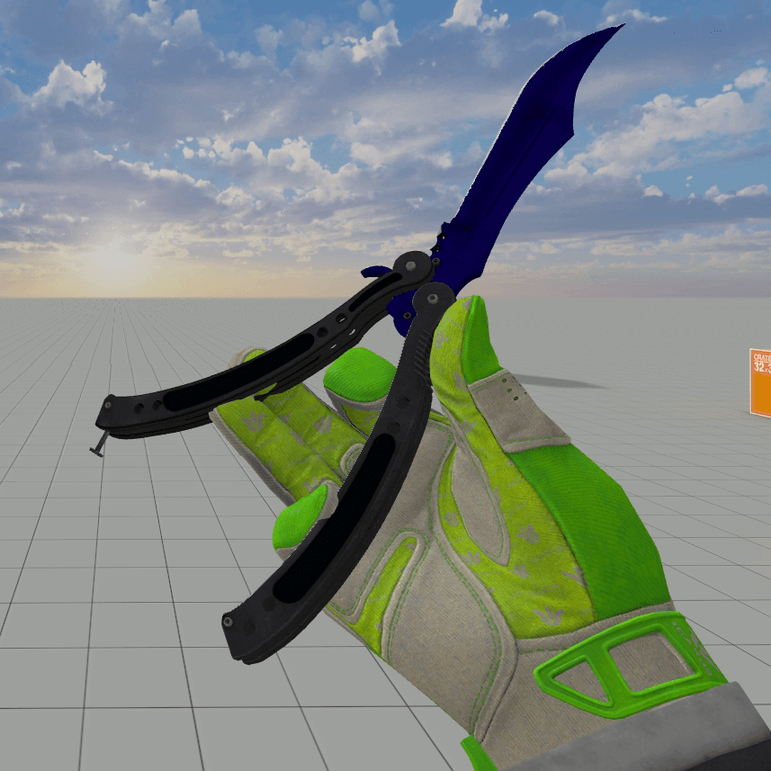 Butterfly Knife | Doppler (Sapphire) — Left 4 Dead 2 Steam Workshop preview image