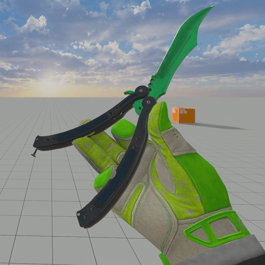 Butterfly Knife | Gamma Doppler (Emerald) — Left 4 Dead 2 Steam Workshop preview image